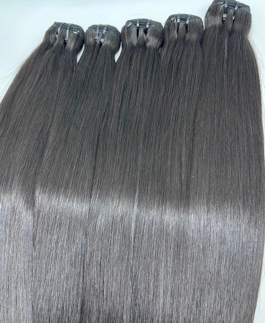 Burmese Straight Human Hair Extensions
