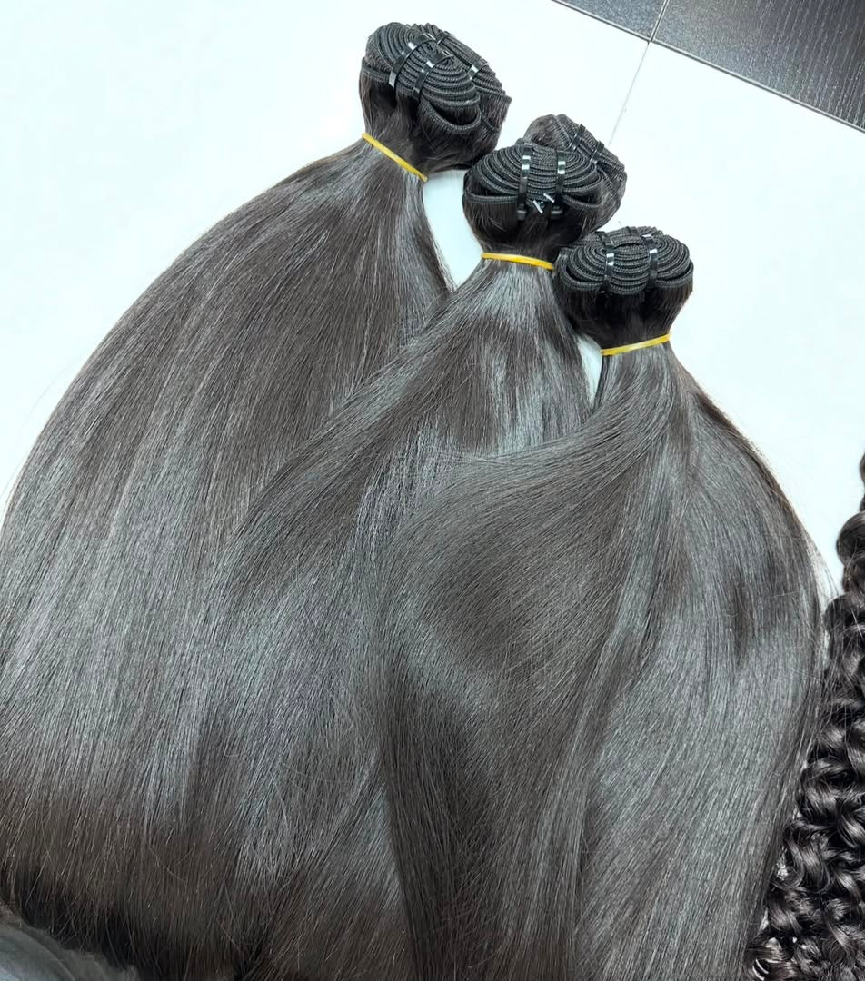 Burmese Straight Human Hair Extensions